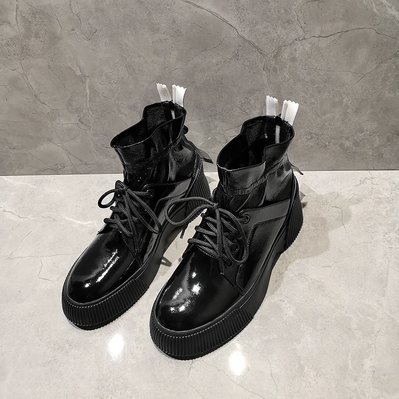 ASUMER/Лидер продаж женские ковбойские ботинки из натуральной кожи повседневная