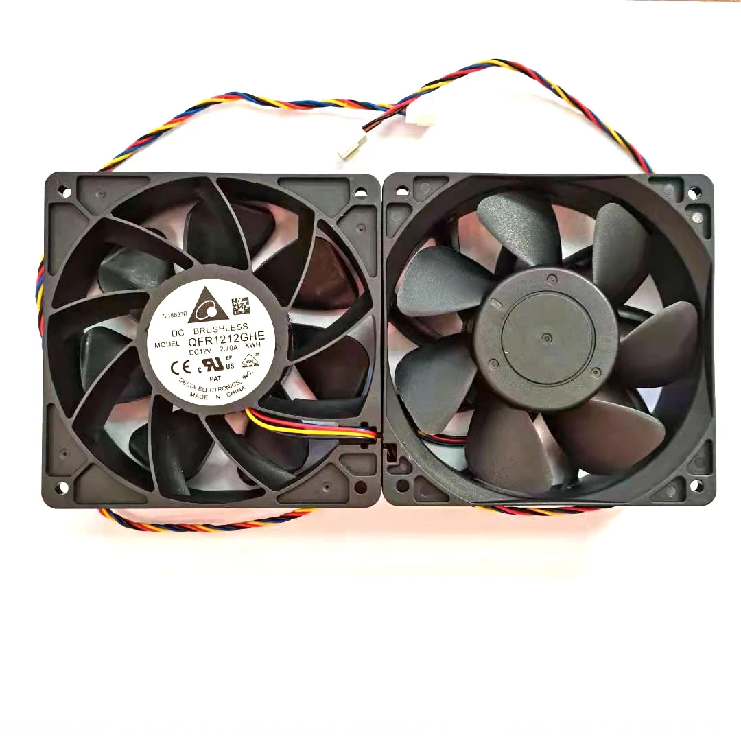 Новый QFR1212GHE 6000 об/мин PWM вентилятор управления скоростью 120*120*38 мм 4 провода 12 В а