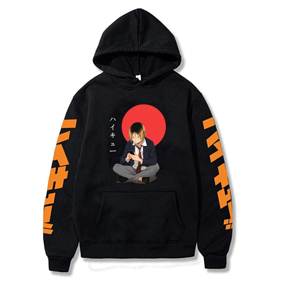 

2021 Japan Anime Haikyuu Men Female Hoodies Autumn Casual Pullover Sweatshirts Coat print