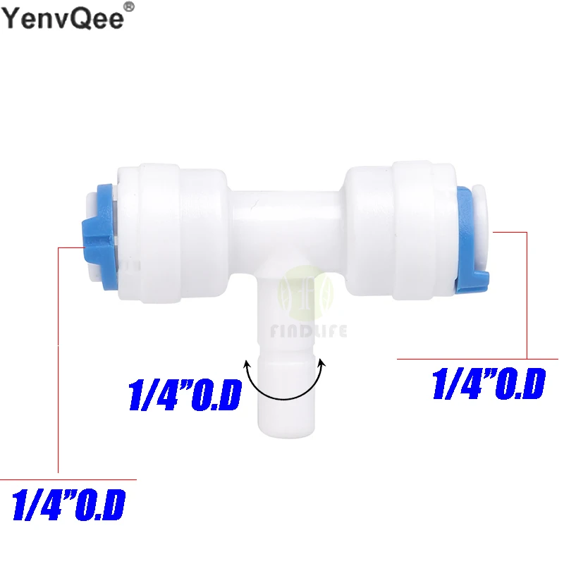 Детали для фильтра воды 5 шт. трубка с наружным диаметром 1/4 дюйма фитинги
