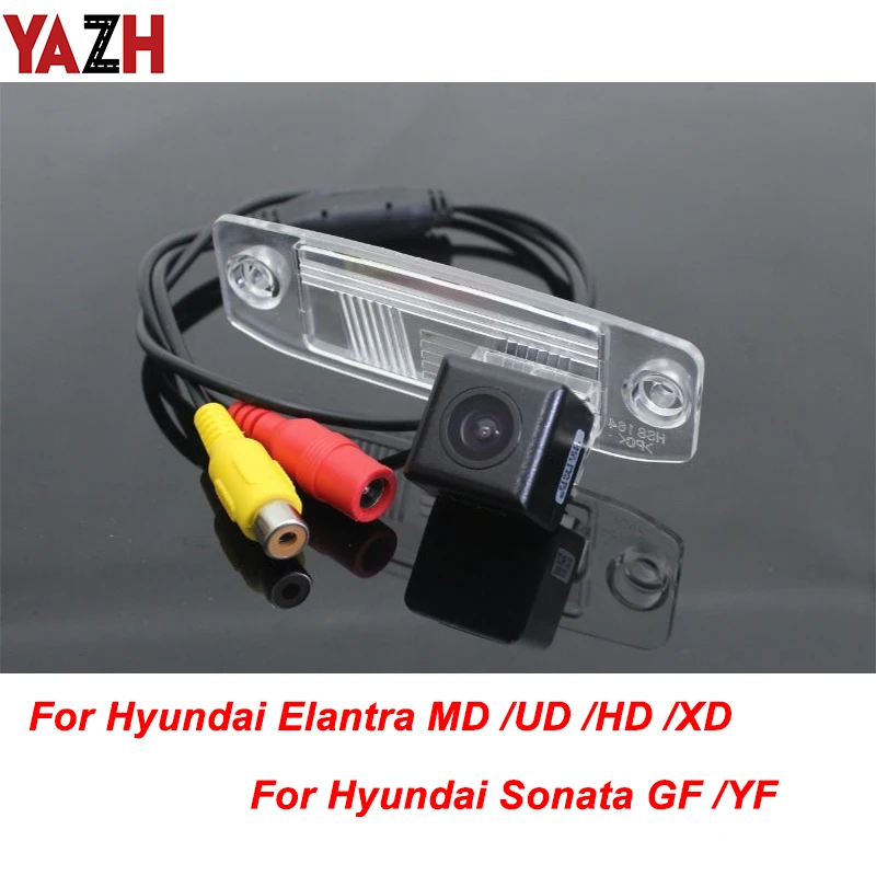 YAZH камера заднего вида для Hyundai Elantra /Tucson/Sonata NF YF радио с датчиком изображения HD CCD