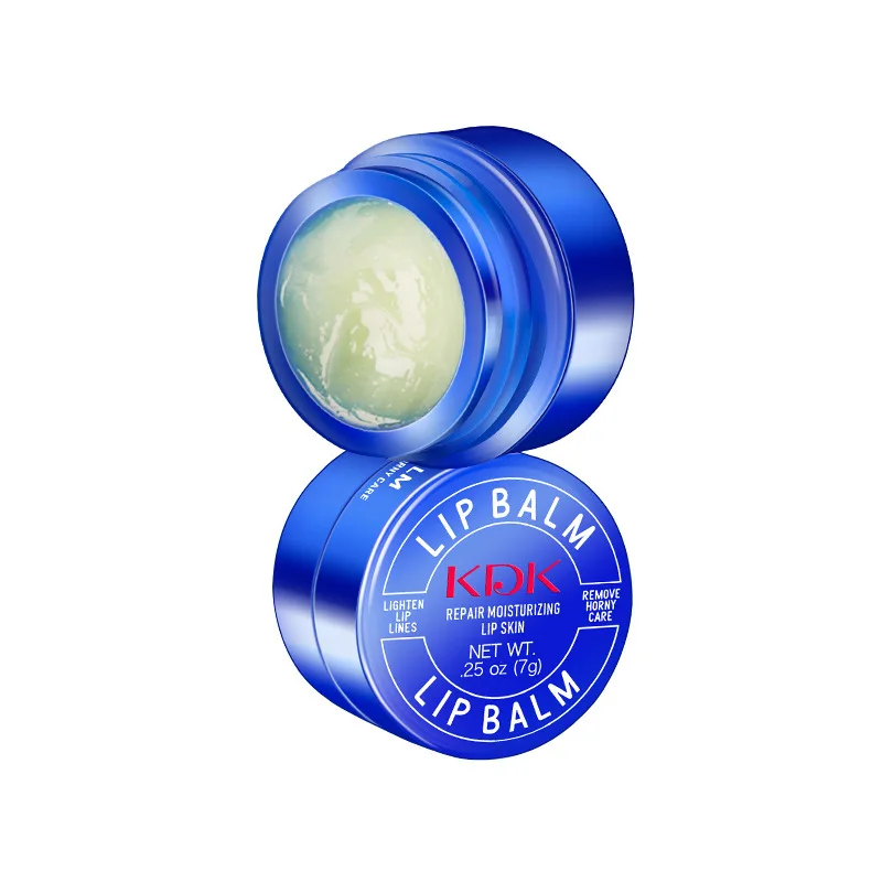 

KDK small blue can lip balm anti-cracking lip mask
