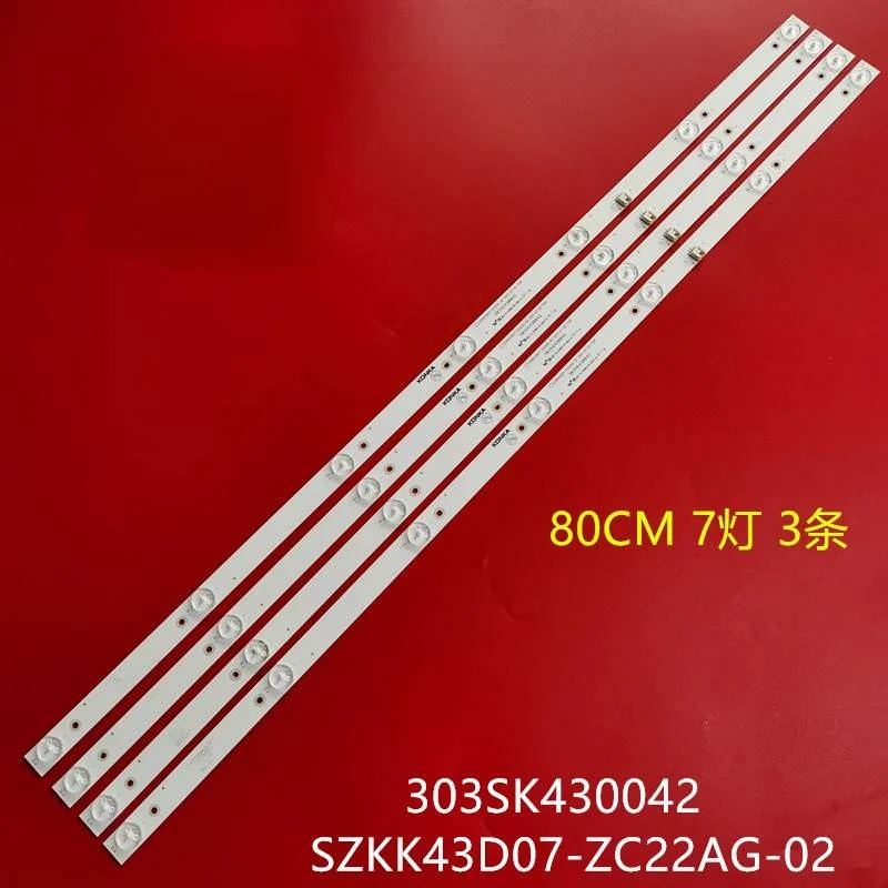 Светодиодная лента для подсветки KDL43JT662A SZKK43D07-ZC22AG-02 303SK430042 Konka светодиодный 43K720 0 LED