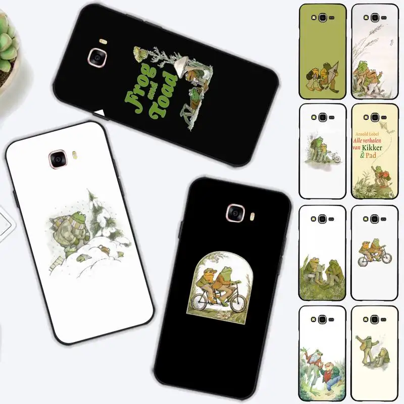 

Frog And Toad Are Friends Phone Case for Samsung J 2 3 4 5 6 7 8 prime plus 2018 2017 2016 core