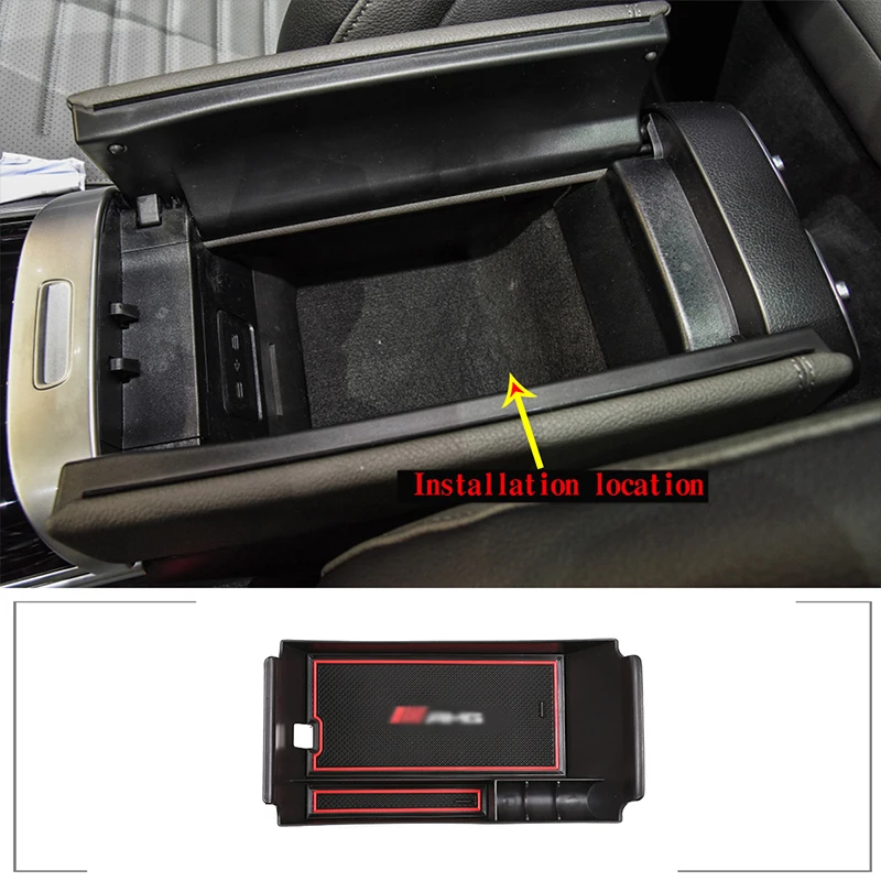 

For 2022 Mercedes-Benz C-Class W206 ABS car central armrest box storage box interior decoration accessories