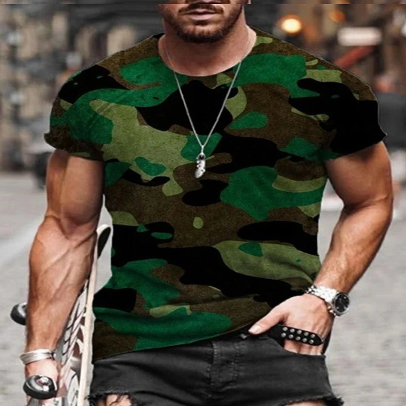 

Nice Summer Pop Men's T-shirt 3D Dyeing Printed O-Neck Fashion Oversized Vintage Short Sleeve T Shirts Harajuku Gothic Tshirts