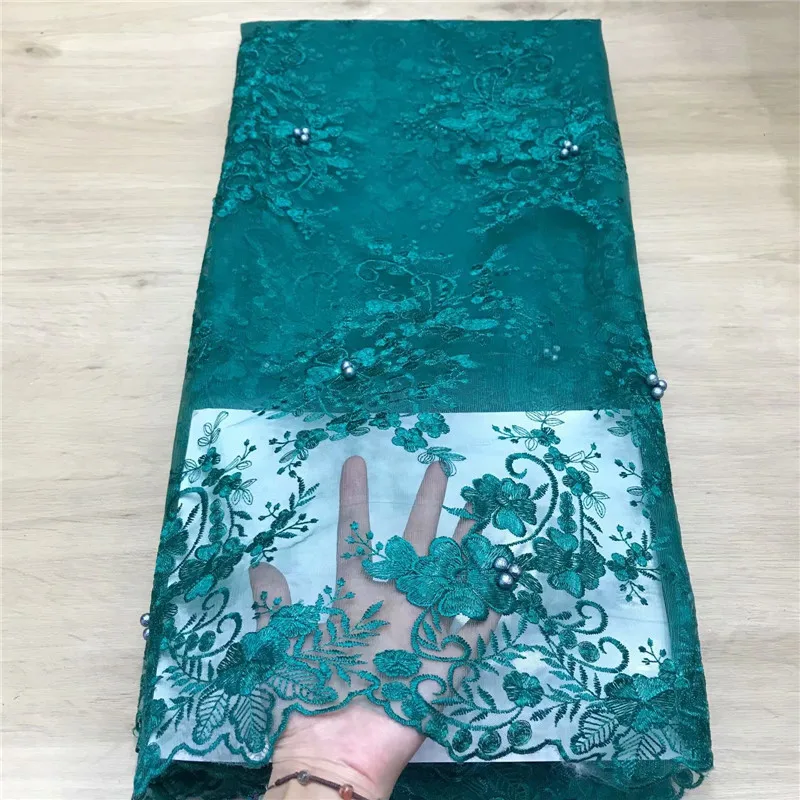 Желтая африканская кружевная ткань 2019 вышитая в нигерийском стиле Свадебная