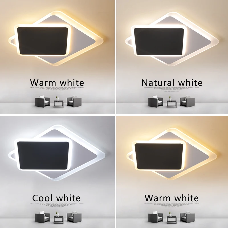 Минималистичная современная люстра освещение для гостиной спальни светодиодный