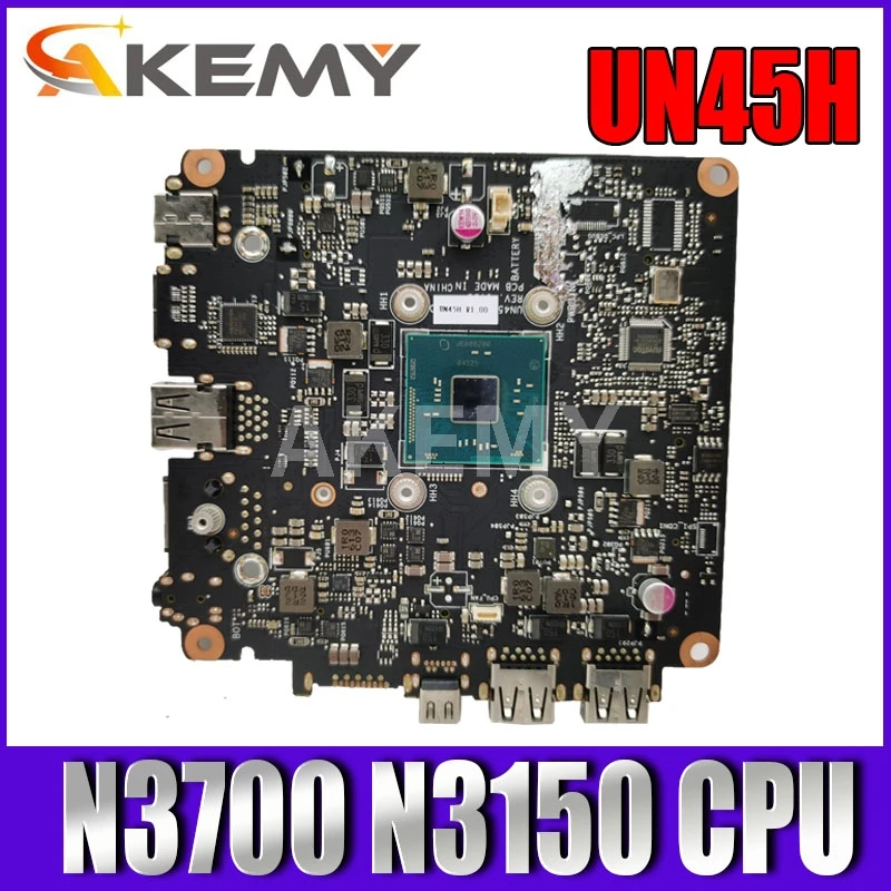 

Akemy New! UN45H motherboard For Asus VivoMini UN45H UN45 Mini Vivo PC computer mainboard W/ N3700 N3150 CPU