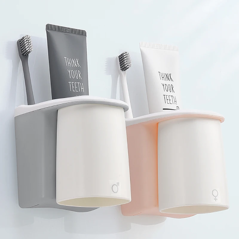 Магнитный держатель для зубной щетки чашка полоскания рта набор бритвы пасты