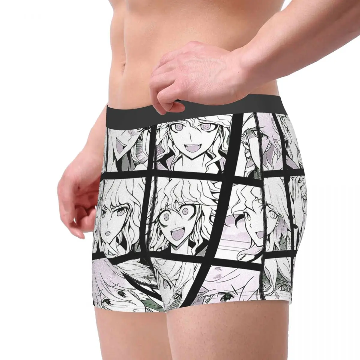 Мужские трусы с принтом из игры Nagito манга Danganronpa Makoto Monokuma Komaru Kaede|Мужские боксеры| |