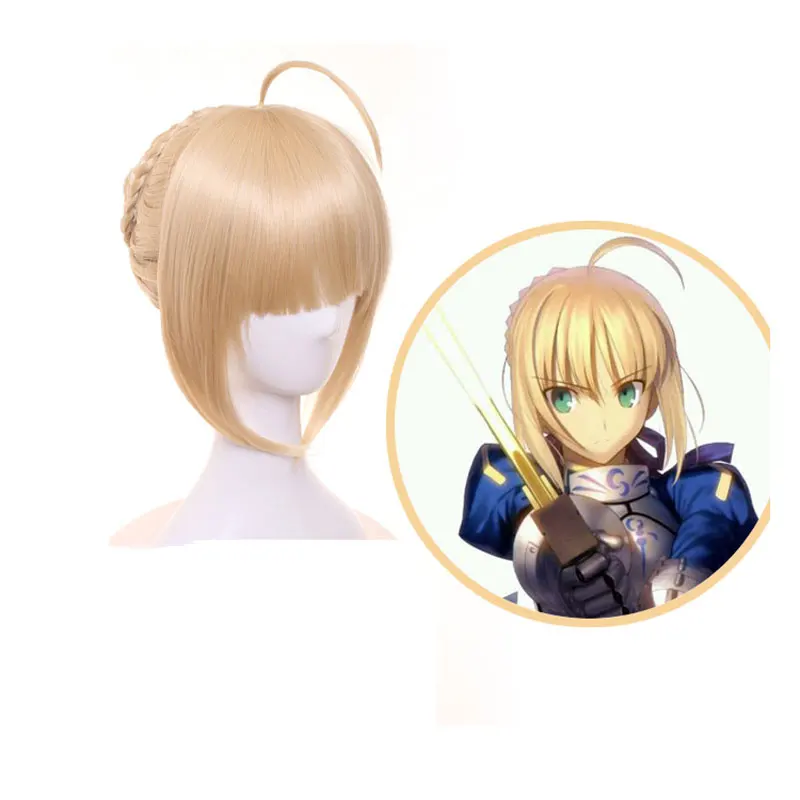 

Fate/EXTRA Nero Wig Fate Grand Order Cosplay Wig Synthetic Blonde Heat Resistant Hair Fate Stay Night Cosplay Hair