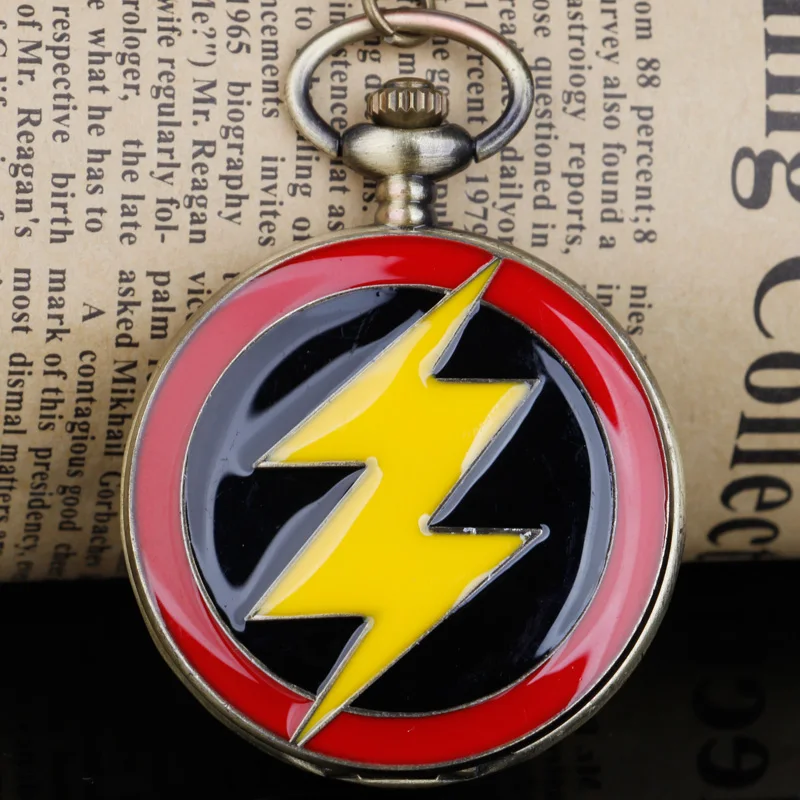 Винтажные кварцевые карманные часы в стиле ретро с ярким циферблатом мужские и