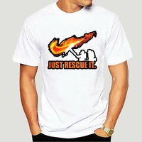 latest mens t shirt rescue the fire firefighter short sleeve cotton o neck big size t shirt for male tees shirt 5651x