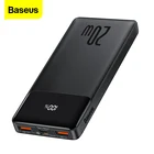 Baseus Power Bank 10000 mAh PD 20 Вт портативное зарядное устройство Зарядка Внешний аккумулятор 10000 мАч, блок питания для iPhone 12 Pro Max повербанк
