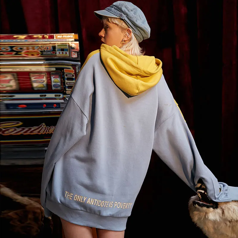 Unifree2019 осень новый персонализированный узор креативный текст свободный досуг