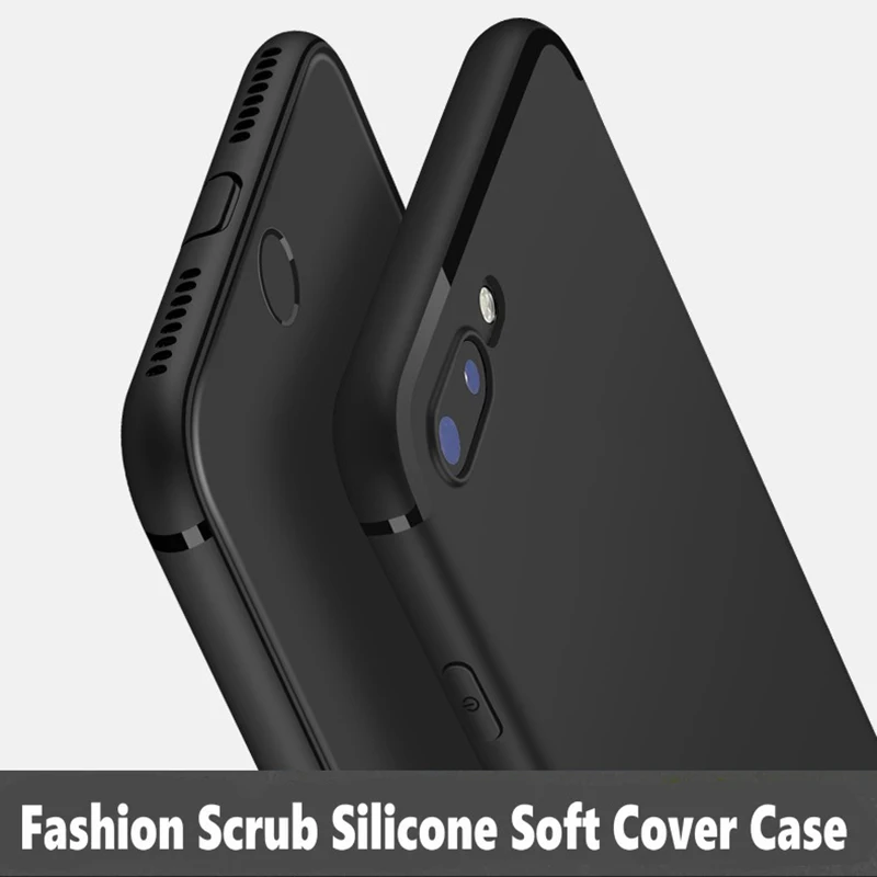 Силиконовый мягкий чехол MAKAVO для Apple iPhone 7 Plus роскошная матовая задняя крышка 8 X XS
