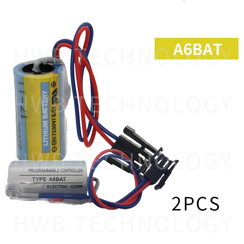 2 упаковки 100% оригинальные новые батарейки ER17330V 3 6 В для Mitsubishi Servo A6BAT PLC бесплатная
