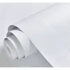 Самоклеящаяся белая контактная бумага под дерево, самоклеящаяся водонепроницаемая пленка из наклейки на палочки ПВХ для домашней мебели