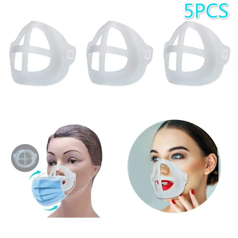 5 шт. 3D маска для полости рта Поддержка дыхание помочь внутренняя подушка