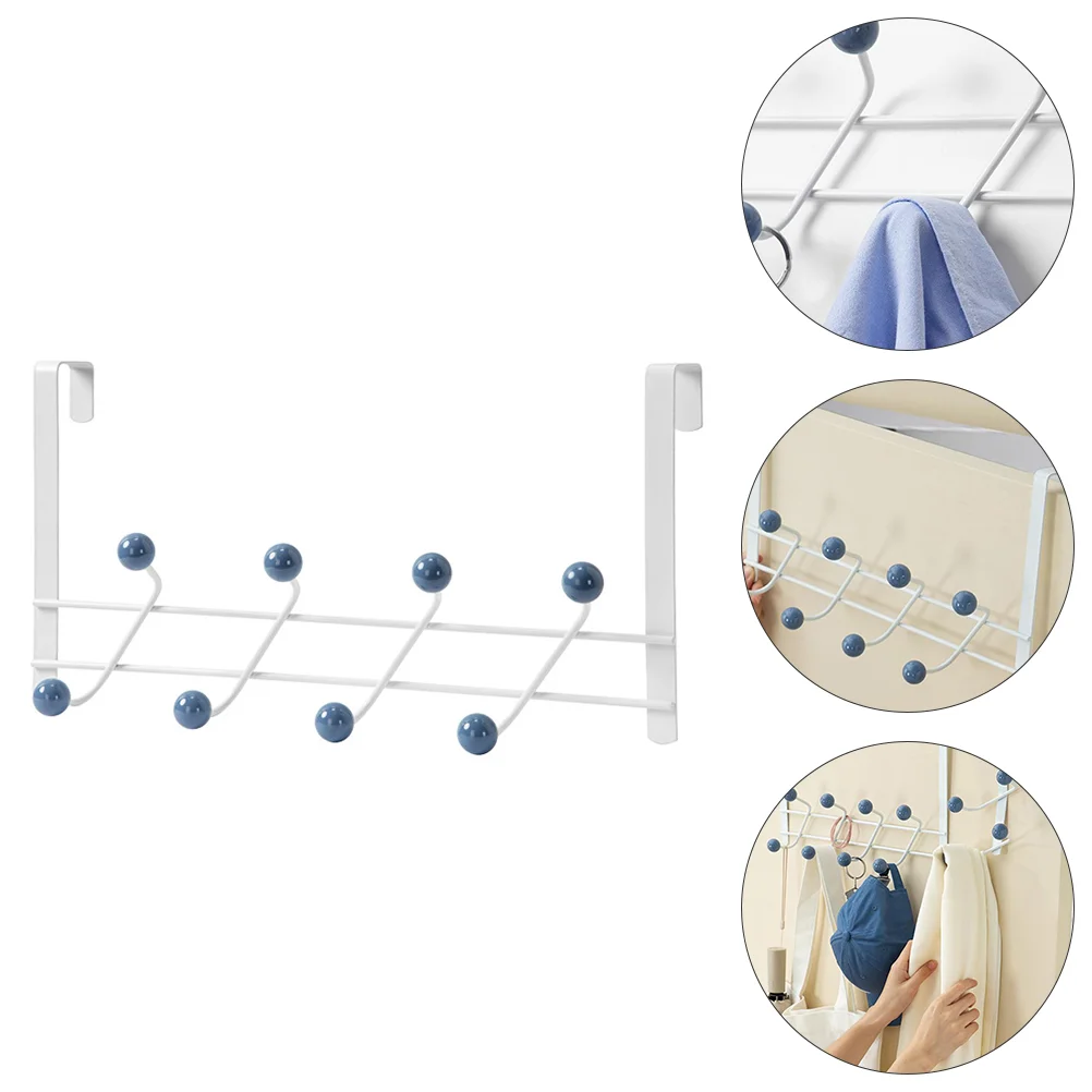 

Household Over The Door Hooks Metal Door Coat Hanger Bathroom Door Towel Hangers