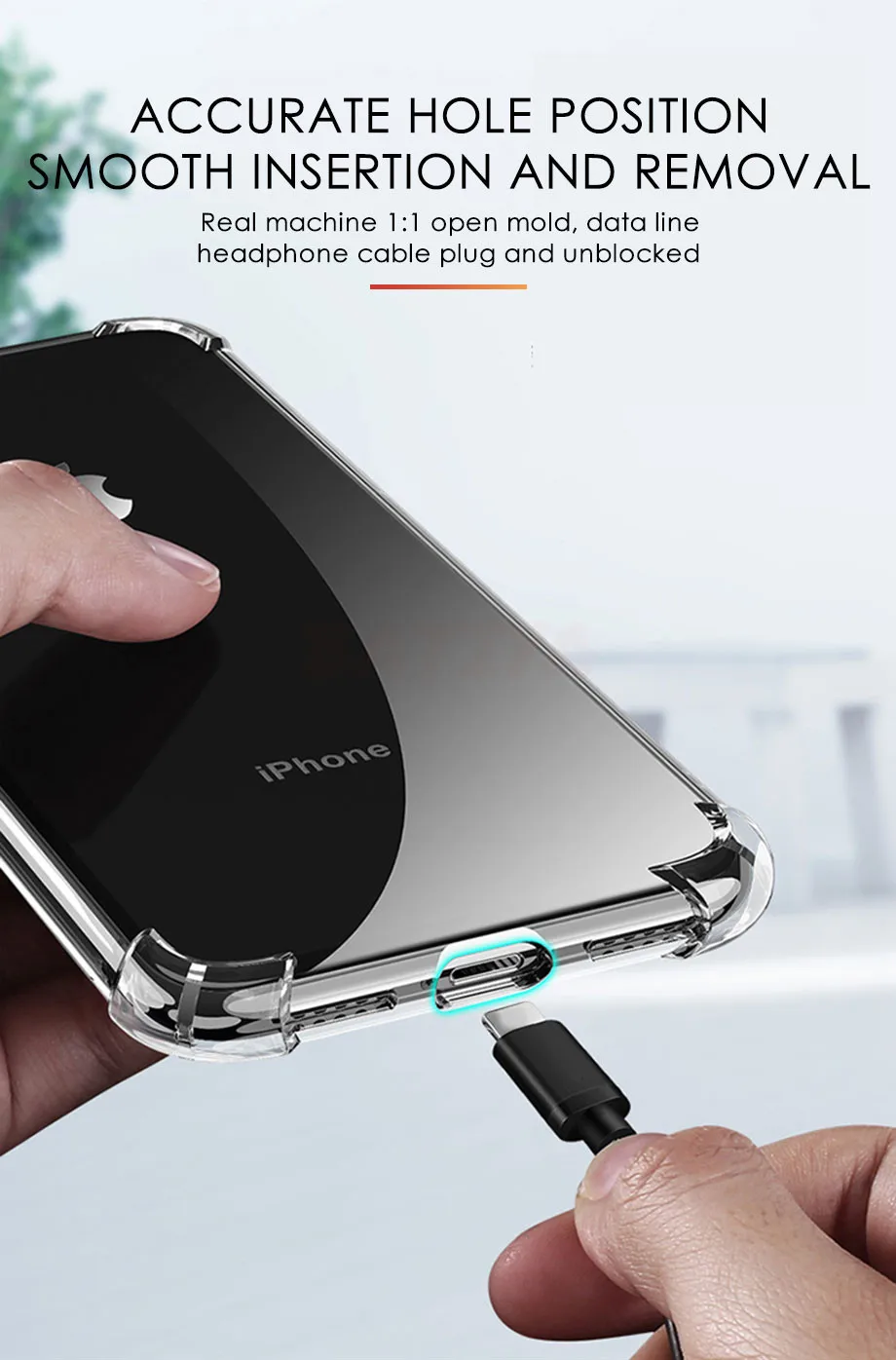 Роскошный противоударный силиконовый чехол для телефона для iPhone 7 8 6 6S Plus 7 Plus 8 Plus 11 Pro XS Max XR X Чехол прозрачный защитный чехол