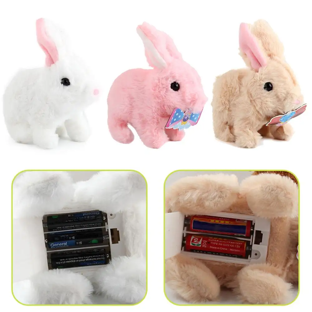 Plush Bunny Battery Operated Hopping Rabbit Interactive Toy For Children Boy Girls | Игрушки и хобби