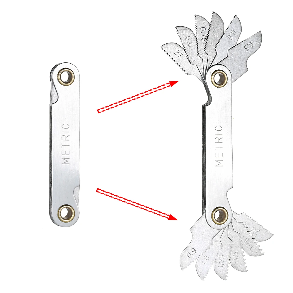 32 шт. набор метчиков и штампов HSS метрический гаечный ключ ручной инструментов
