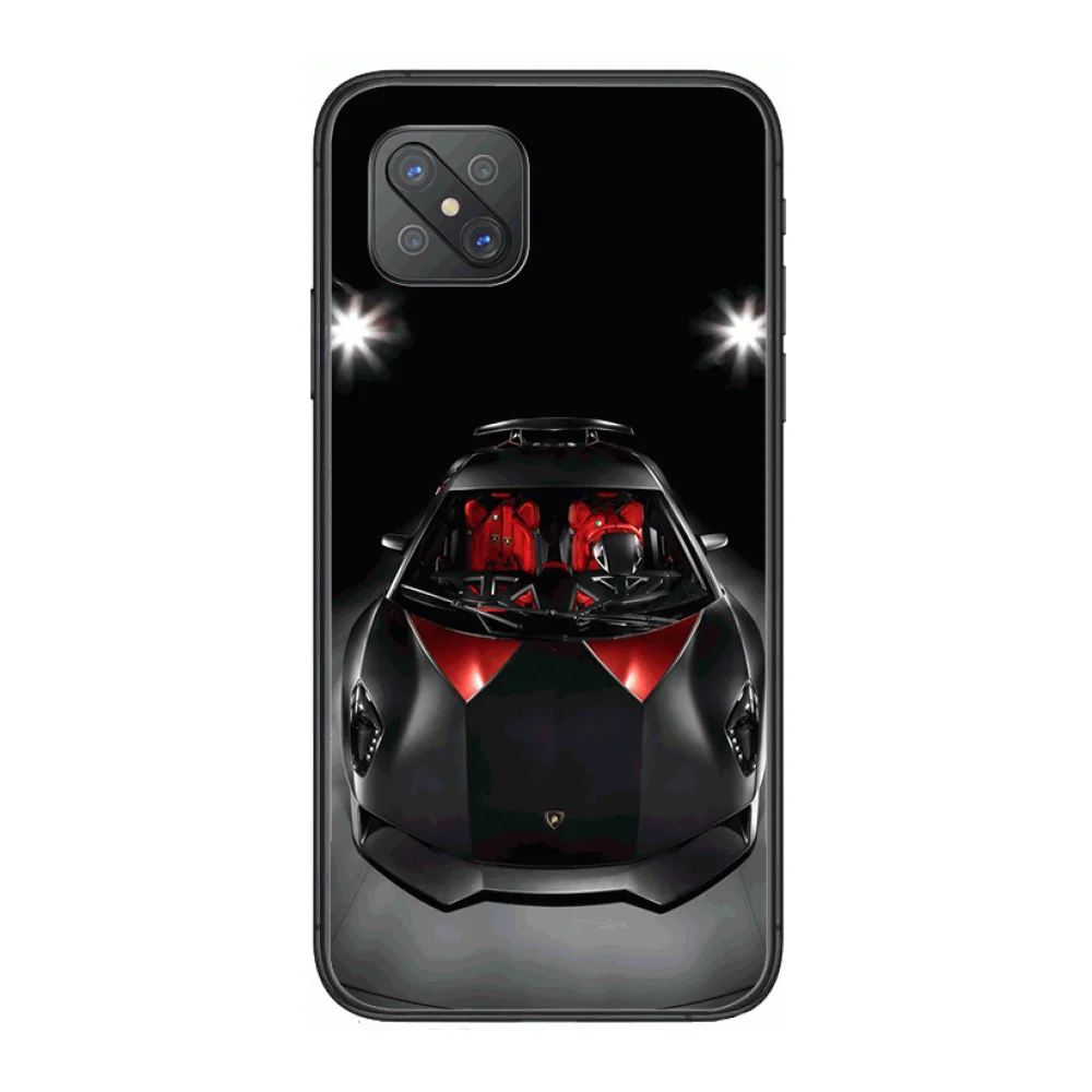 

Italy Lamborghini Supercar Supercar Fashion Phone Case cover For OPPO A91 9 83 79 92s 5 F9 A7X Reno2 Realme6pro 5 black t