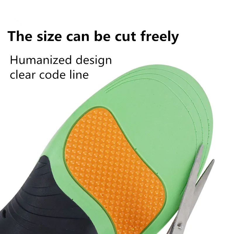 Sweat Absorbing Breathable Sports Sole Insole Arch Pad X / O Leg Scientific Correction Flat Foot Arch Support Pad