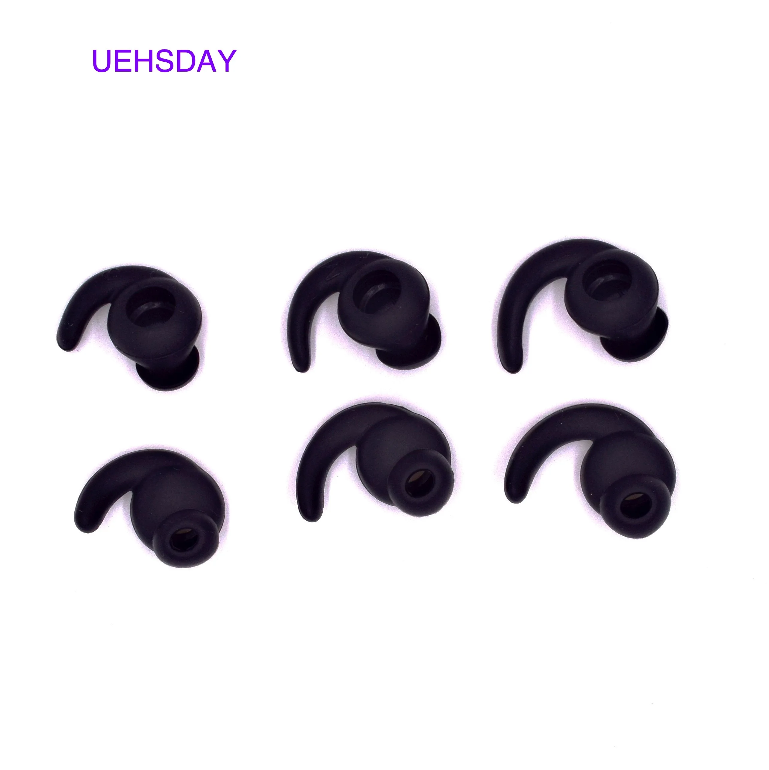 3 пары (L/M/S) черные Сменные силиконовые вкладыши для JBL synchros отражающие BT мини