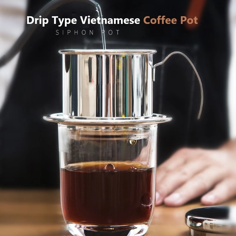Прочный кофейный капельный фильтр из нержавеющей стали в вьетнамском стиле
