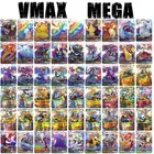 Без повторов, французская версия, блестящие карты Pokemon, модель V VMAX EX MEGA Kids, боевая игра, карты, торговая коллекция игрушек