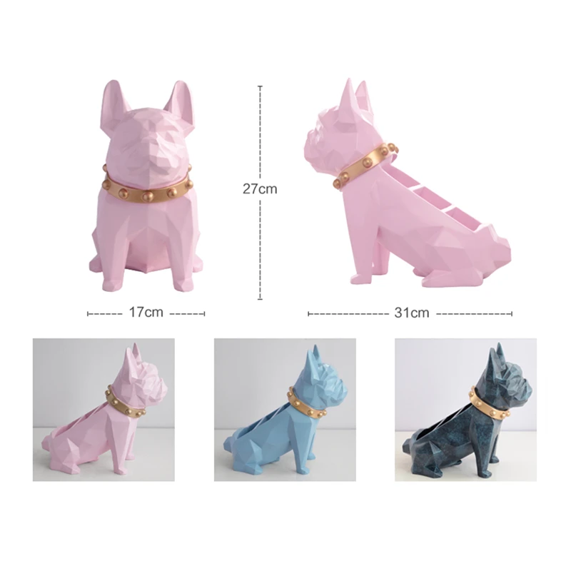 

Nordic Remote Control Storage Box Puppy Creative Vestibule Key Tray Desktop Mobile Phone Holder Home Sundries Organizer Boy Gift