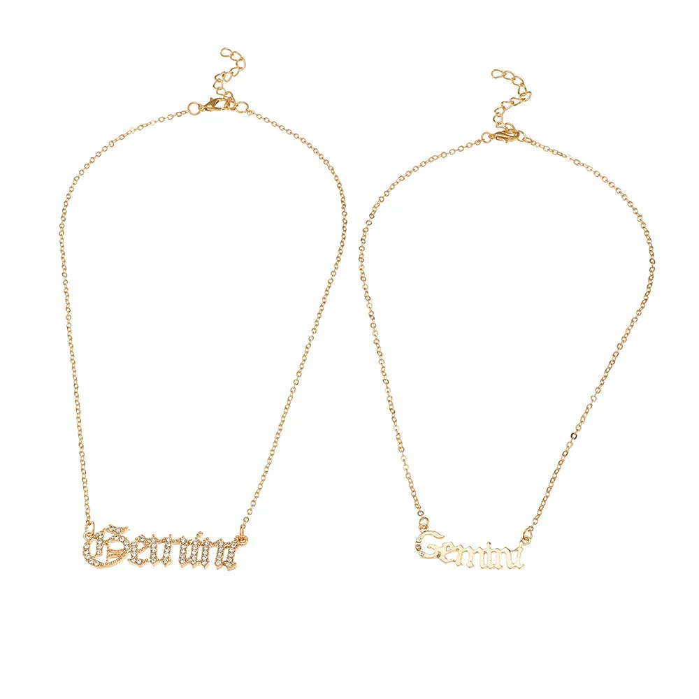 Женское ожерелье с подвеской в виде знака зодиака 12 созвездиями | Украшения и