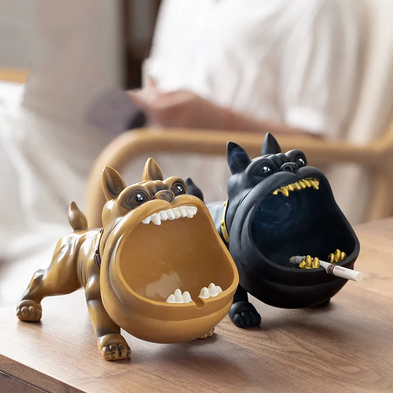 

Ashtray Resin Animal Cigarette Ash Tray Storage Box Tobacco Tools Office Decoration Home Supplier