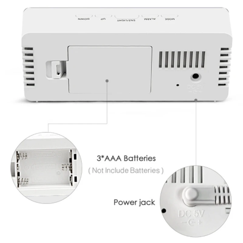 led wall clock modern brief design 3d diy electronic large mirror table alarm clocks office kids room time desk clock free global shipping