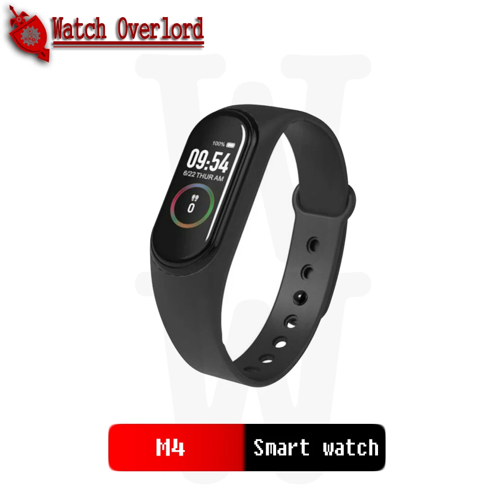 Смарт часы M4 с монитором сердечного ритма и артериального давления спортивный