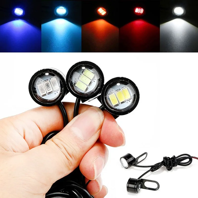 Зеркало заднего вида для мотоцикла 2 шт. 12 В 3 светодиода| |