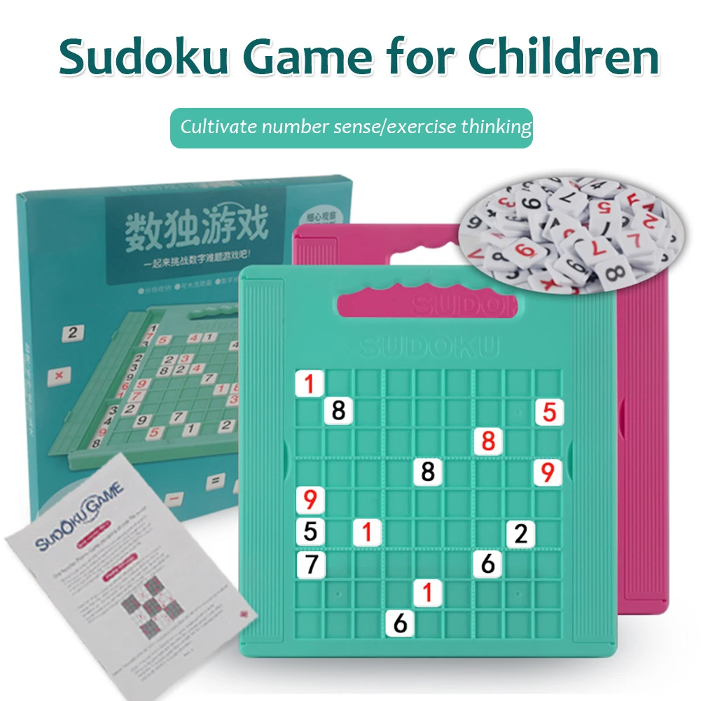 

Plastic Sudoku Game Toys Number Training Educational Toy for Adults Child Gifts