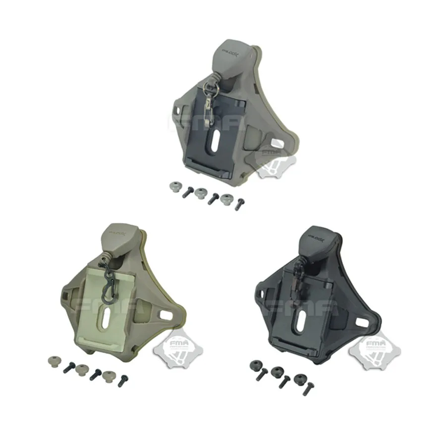 

New Outdoor FMA L4 Series Hybrid Shroud Helmet NVG Mount Adapter TB953 BK/DE/FG Free Shipping