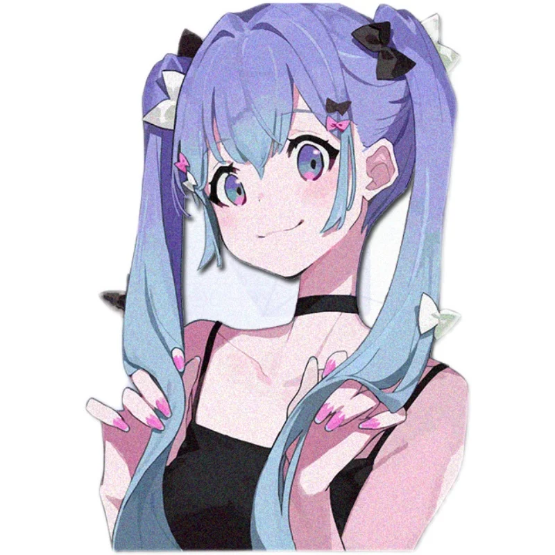 Аниме-наклейка Hatsune Miku 13 см украшение автомобиля водонепроницаемая наклейка