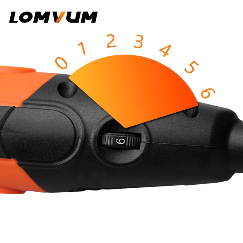 LOMVUM 400 Вт Мини электрическая дрель гравировальный инструмент шлифовальный станок мощный металлический режущий ремонт роторные инструменты шлифовальный станок резьба