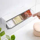 Кухонная настенная полка, органайзер для специй, бутылка для специй, Кухонное хранение, принадлежности для приправ, гаджет для хранения, кухонные стойки, коробка T8B8