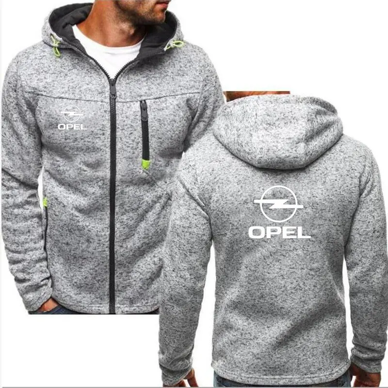 

2020 opel Brand Cars Logo Print Hoodie Streetwear Hip Hop Zipper Fashion Mc Jacket Mens Autumn Sweatshirts Sleeve Outerwear
