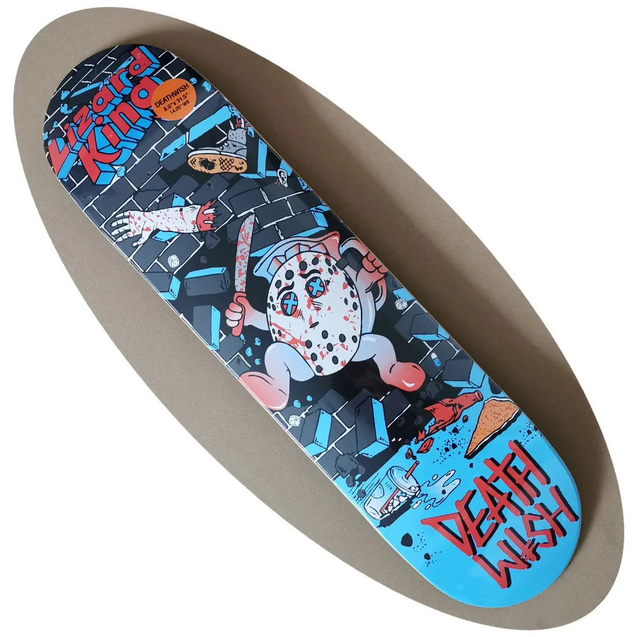 

Genuine Death wish skateboard decks Canadian maple epoxy glue plies are deyed colors professional level