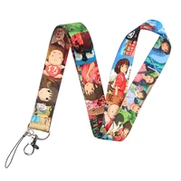 lx48 anime plot series lanyard keychain rope mobile phone neckband lanyard key id card usb badge clip diy lasso lanyard