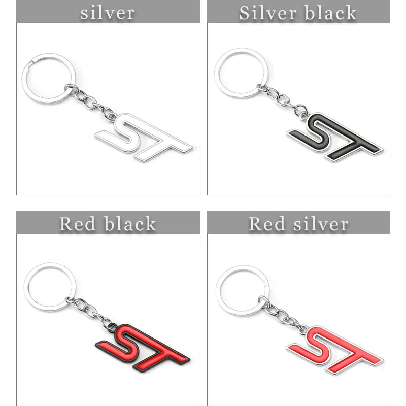 Автомобильный брелок ST Badge металлический для ключей кольцо-держатель Ford логотип