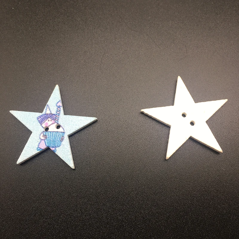 DIY смешивание пентаграммы деревянные фишки декоративные украшения ремесла