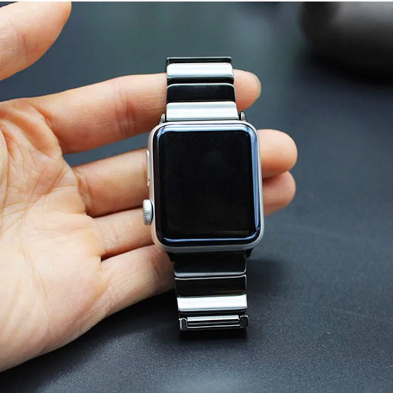 Ремешок из нержавеющей стали 38/42 мм для Apple Watch series 3 2 1 браслет ремни iwatch 5 4 40/44 correa